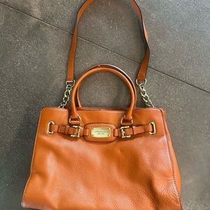 Michael Kors Orange Leather Satchel